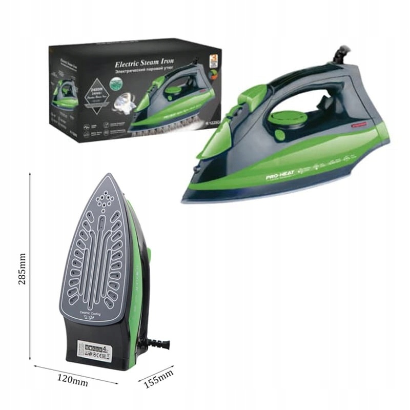 Bezdrátová elektrická napařovací žehlička keramická plocha - 4