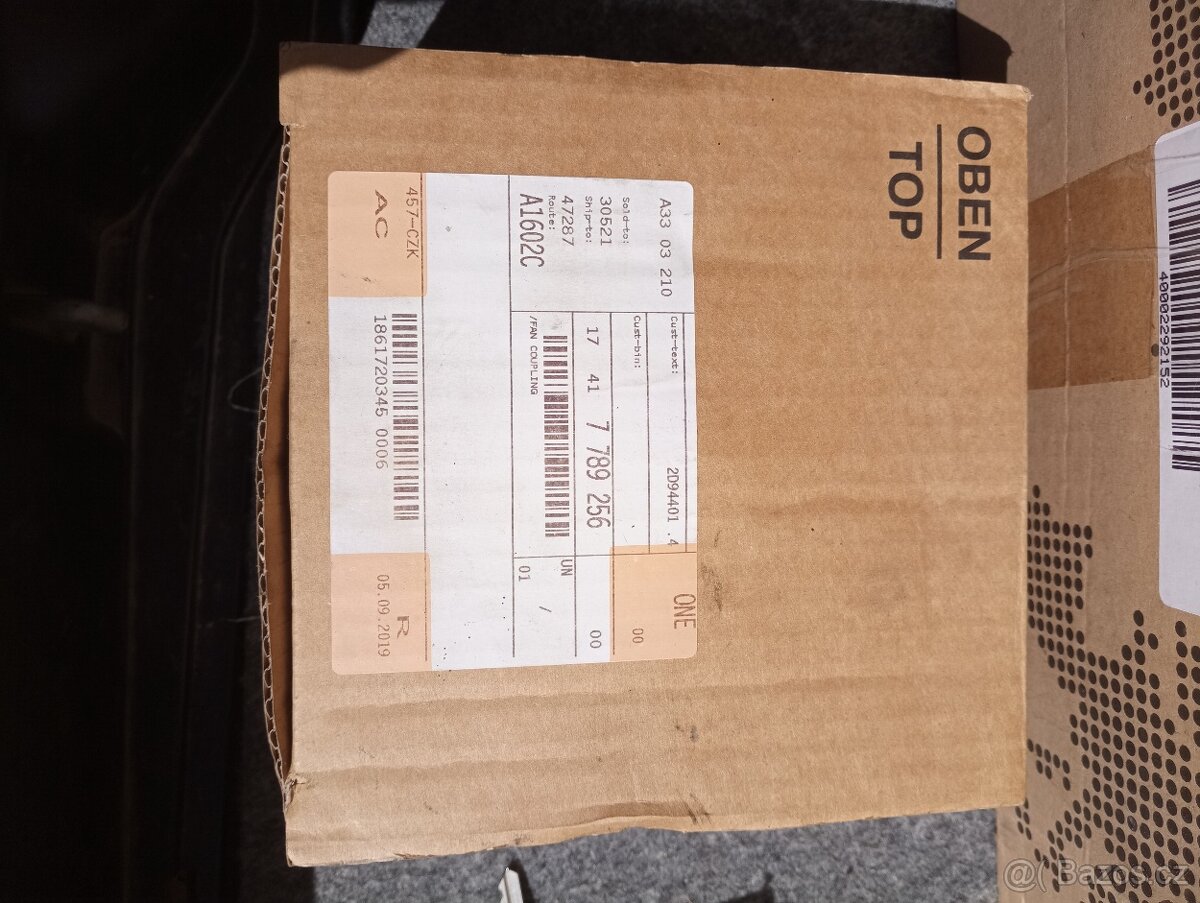 Visco spojka ventilátoru chladiče na Bmw E-46 330D 2004 - 4