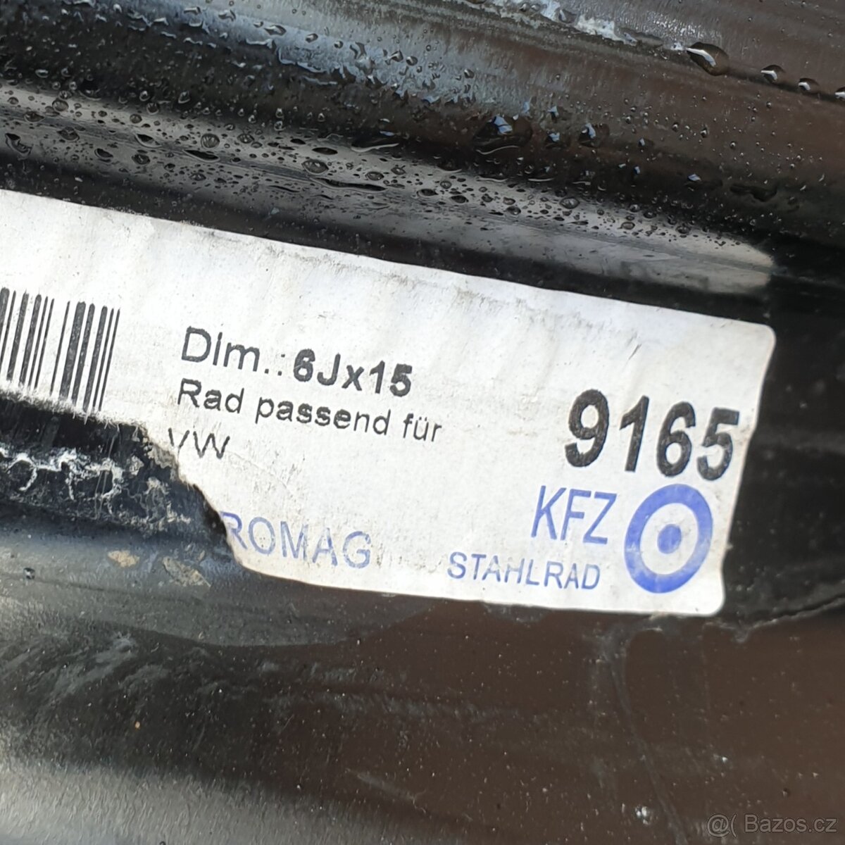 Disky na Škoda, VW, Seat 6Jx15 ET47 č. AF126 - 4