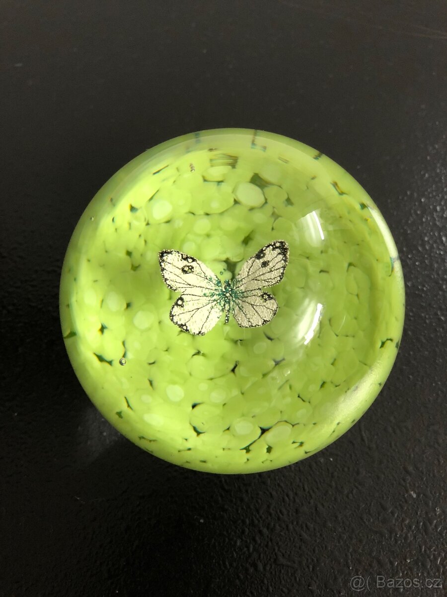 Starožitné těžítko s motýlem - 4