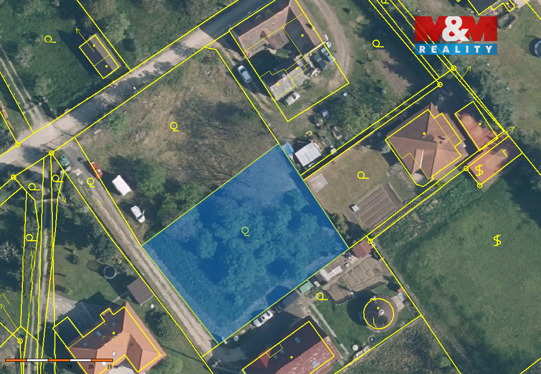 Prodej pozemku k bydlení, 1229 m², Mělník, ul. V Kroupovci - 4