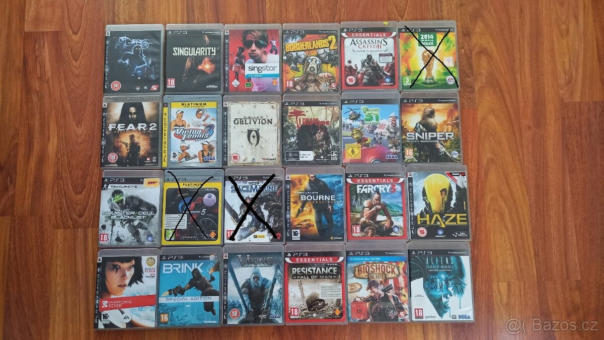 Prodám hry na Playstation 3 - 4