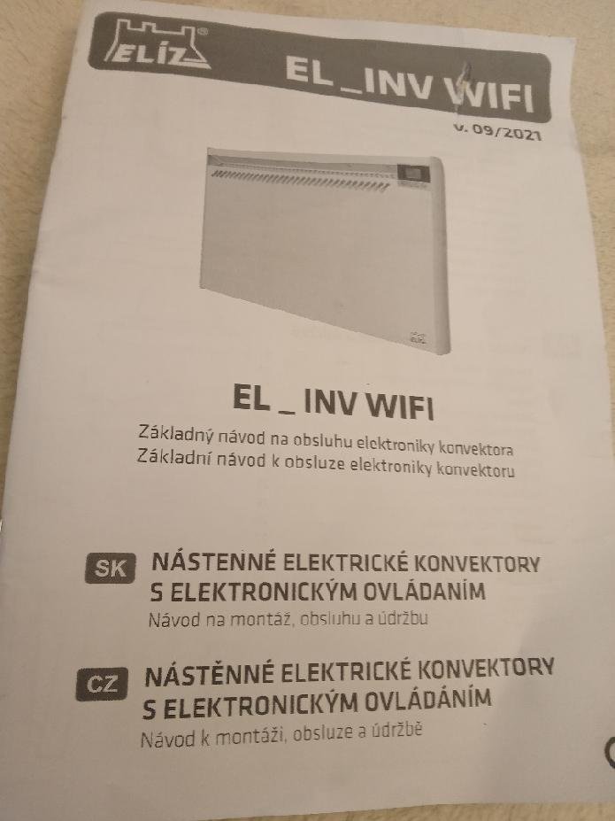 Konvektor - kamna na zed, 1500 W, wifi - 4
