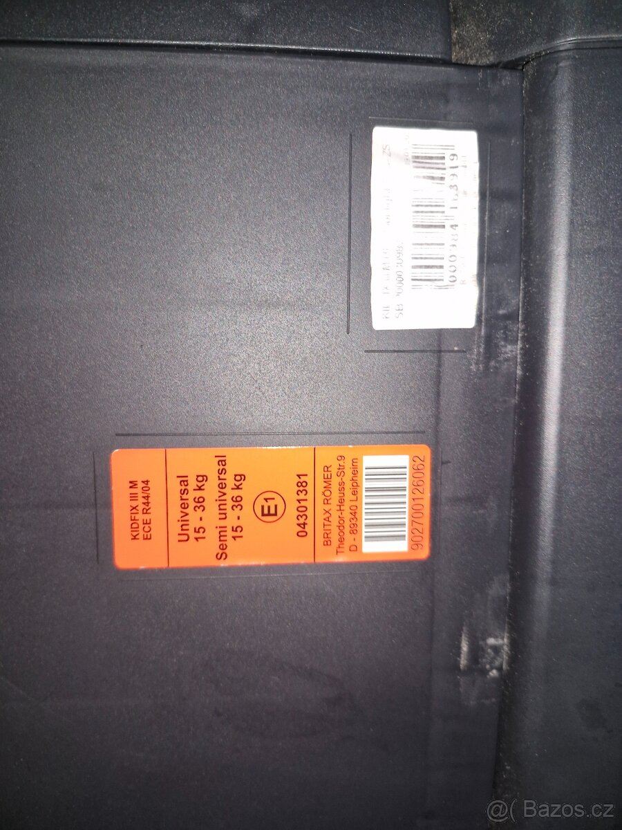 Autosedačka rõmer britax isofix - 4