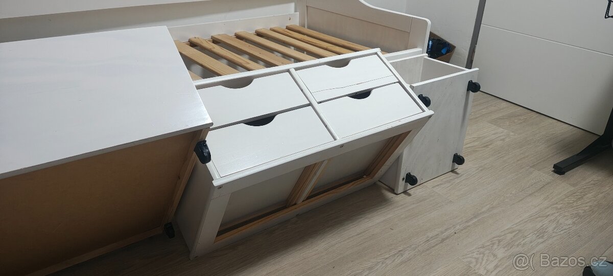 Dětská postel 200x90 masiv - 4