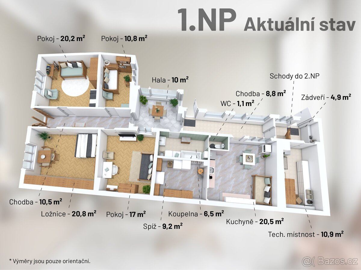 Prodej rodinného domu 4+1, 134 m², Bulhary, ev.č. 25PD104 - 4