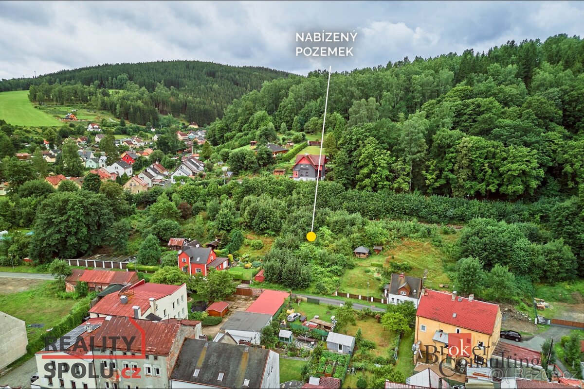 Prodej, pozemky/zahrada, 1018 m2, Zadní, Kraslice, Sokolov [ - 4