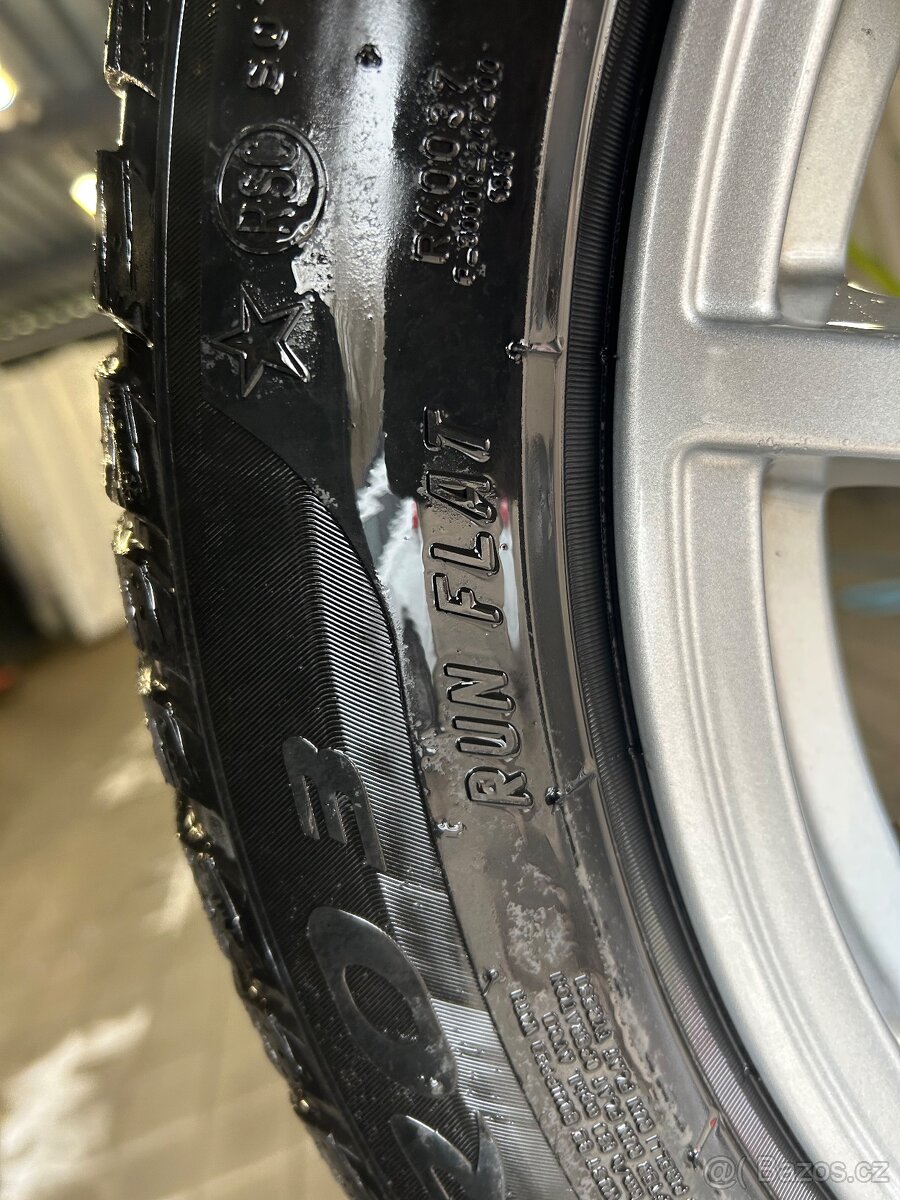 ORIGINÁLNÍ ALU KOLA BMW ŘADA 3 7,5Jx17 ET 30 + ZIMNÍ PNEU - 4