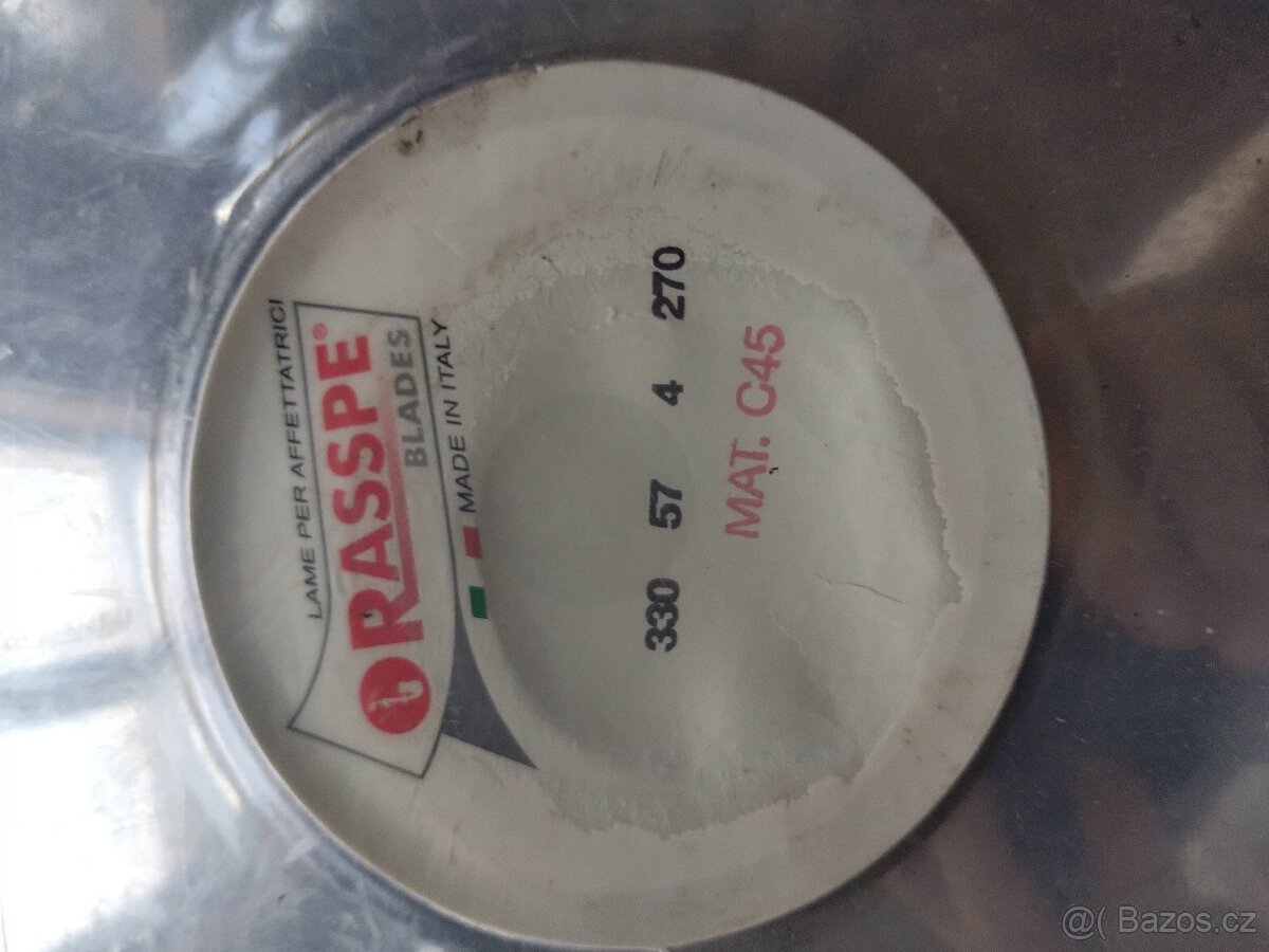 Nůž, kotouč do nářezového stroje pr. 330mm, nový. - 4