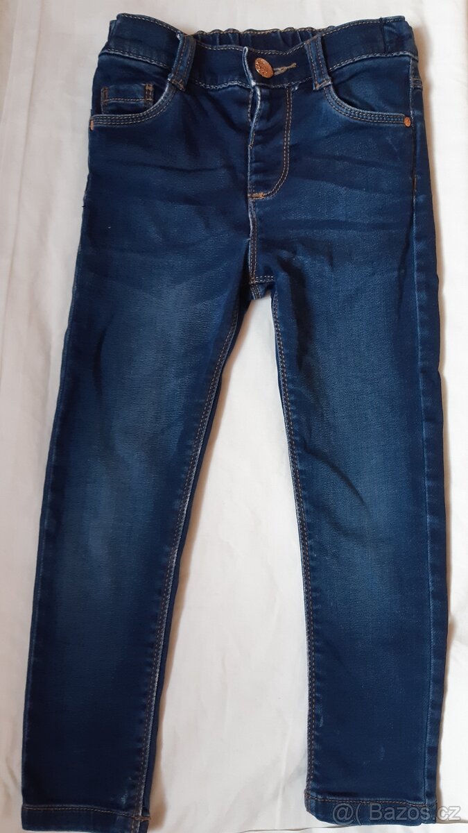 Dětské džiny , košile kardigan+ tričko - 4