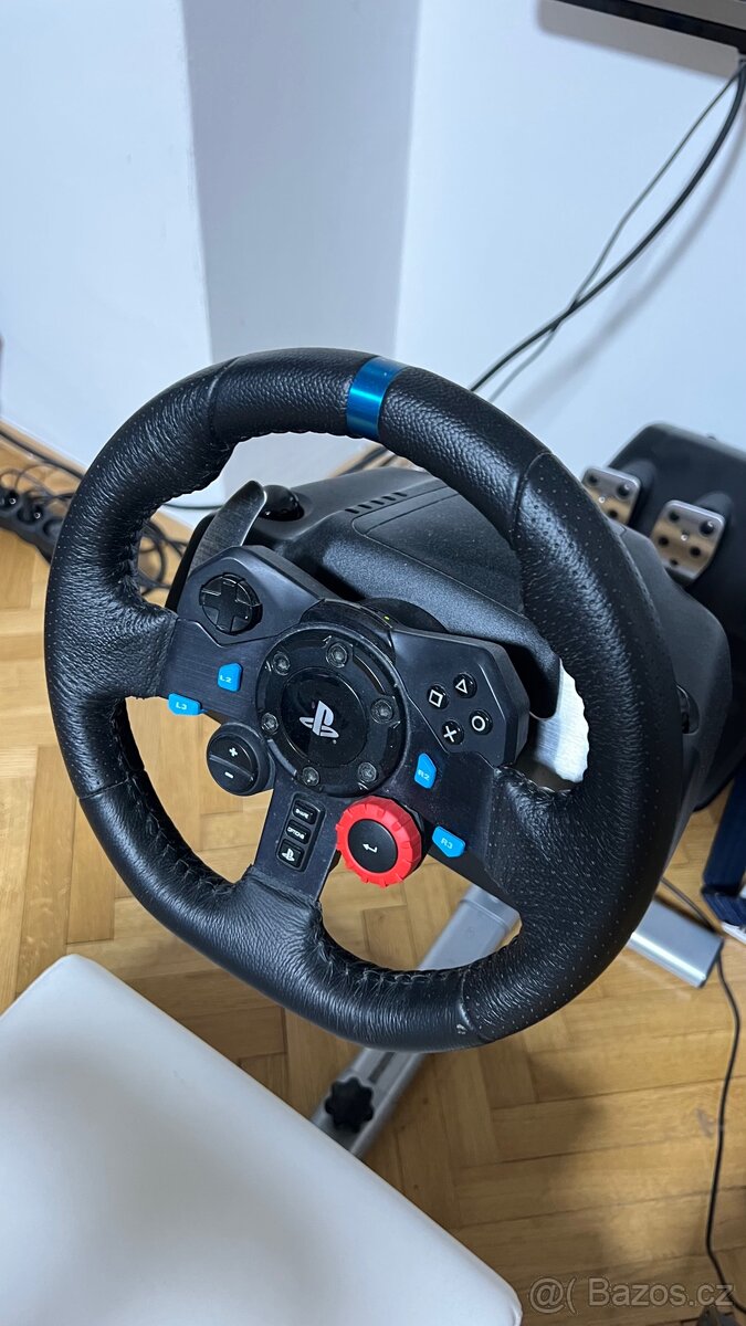 Logitech G29 + pedály + řadicí páka + Playseat - 4