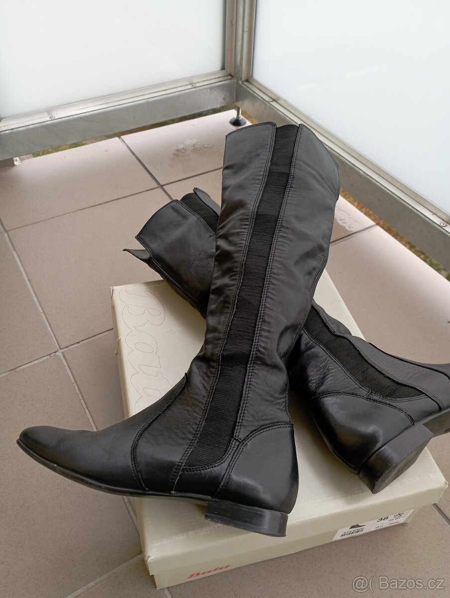 Dámské kožené kozačky - 4