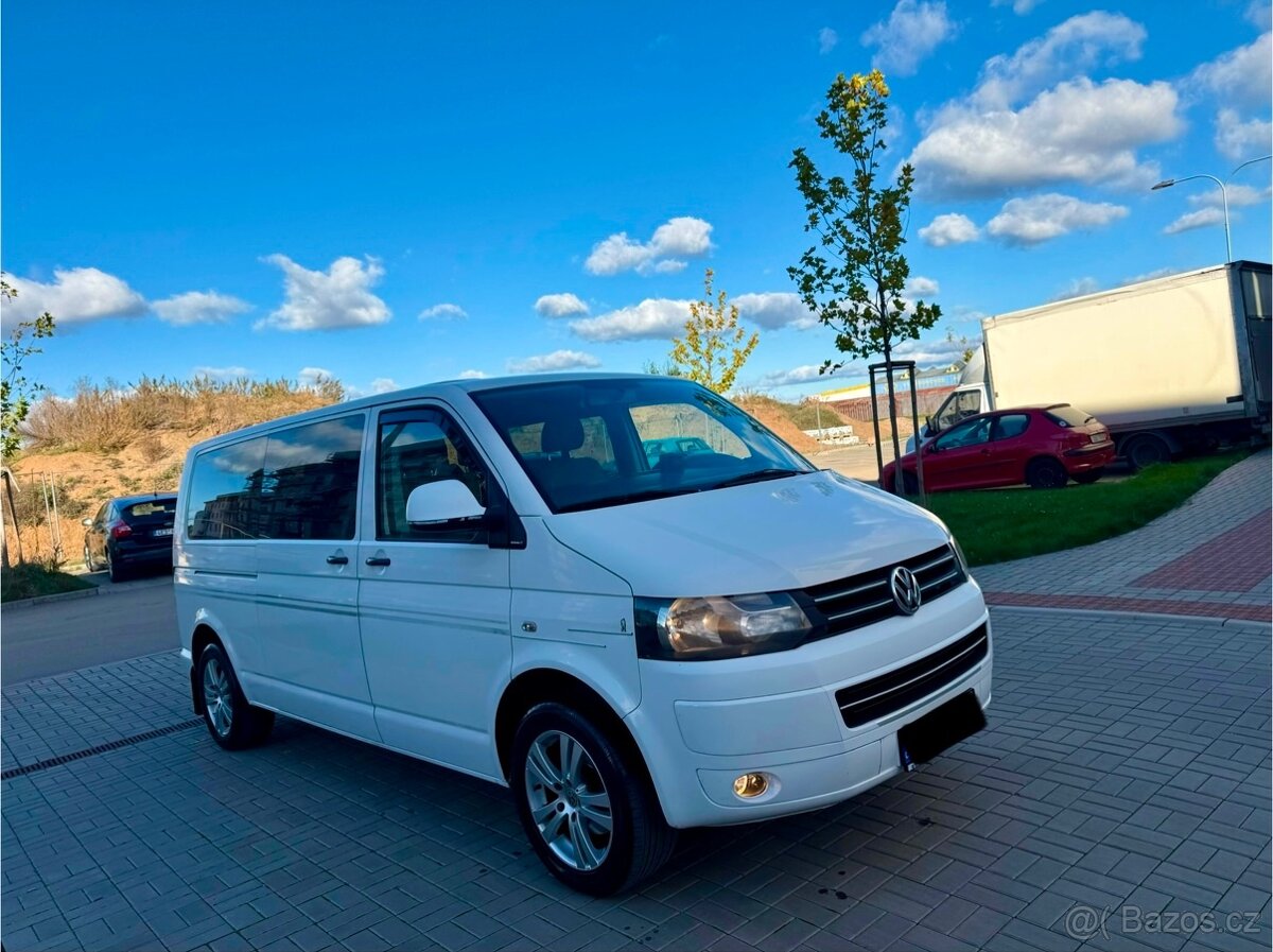 Vw Caravelle 2.0 TDi 103Kw 9-míst long 2011, pěkný stav - 4