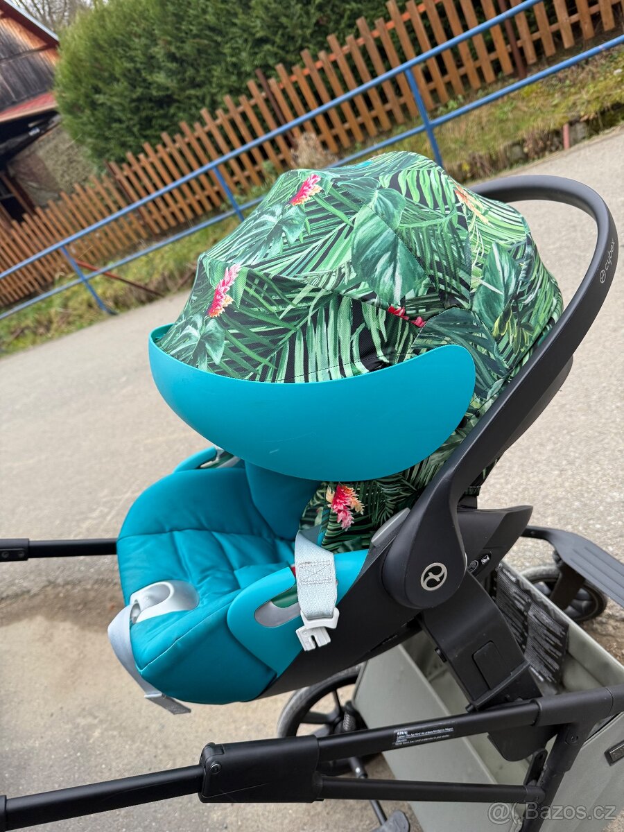 V ZÁRUCE dvojkombinace kočárek Moon PIÚ + vajíčko cybex - 4