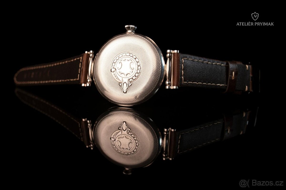 Starožitné stříbrné švýcarské hodinky OMEGA 1909 - 4