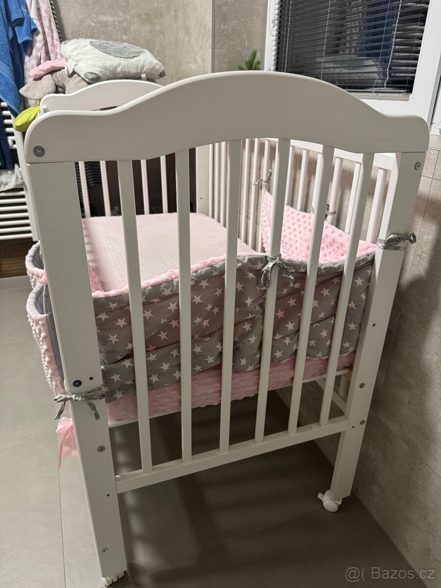 Bílá postýlka top stav - 4