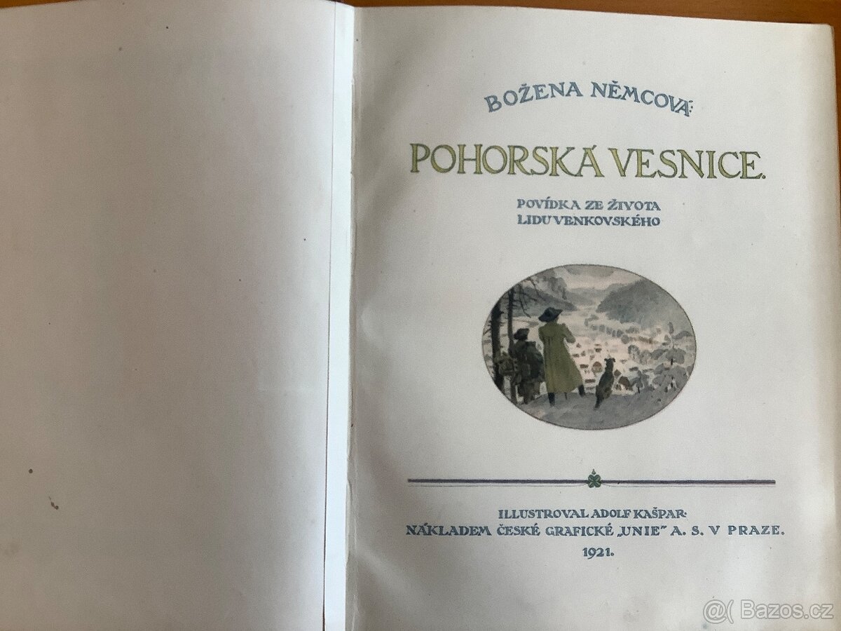 Božena Němcová: Pohorská vesnice, Česká grafická unie, 1921 - 4