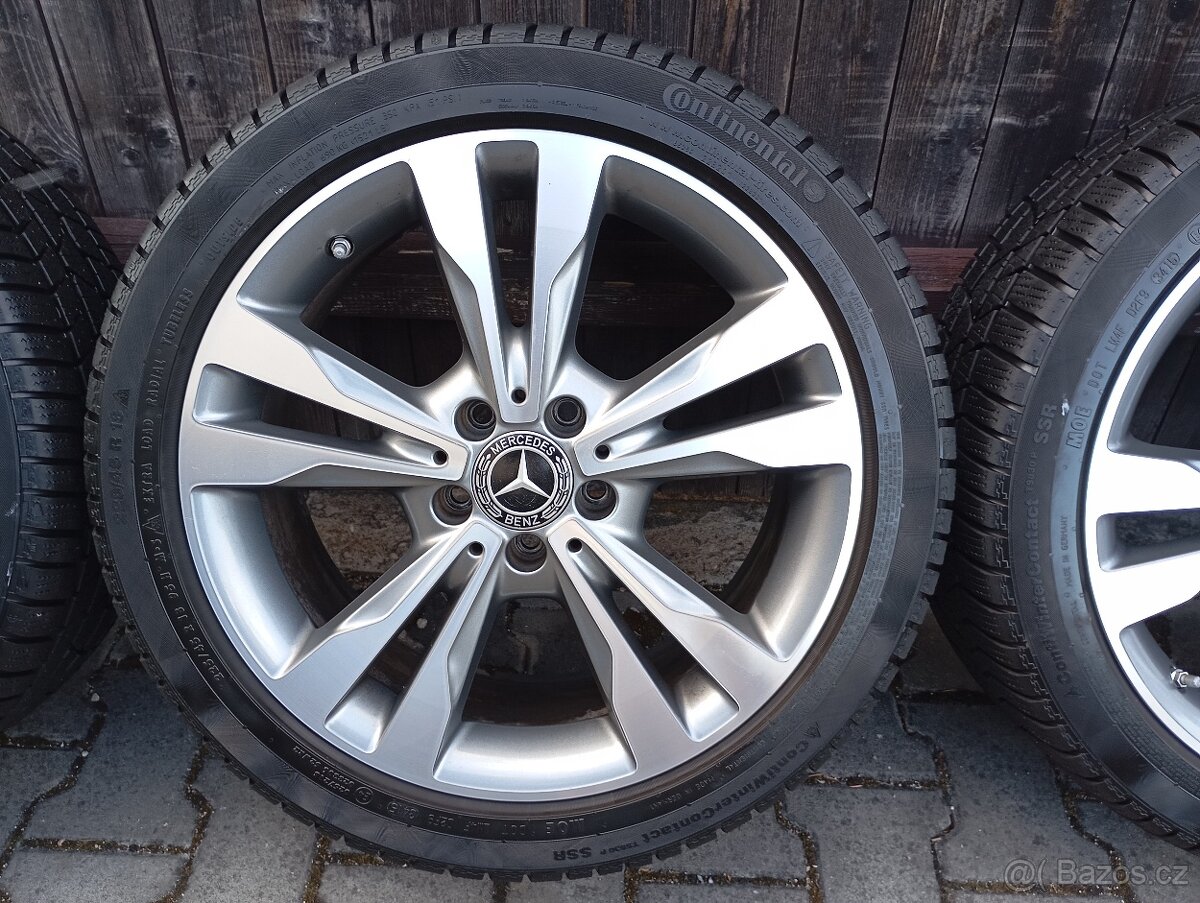 Zimní sada Mercedes Benz 5x112 225/45/18 Continental - 4