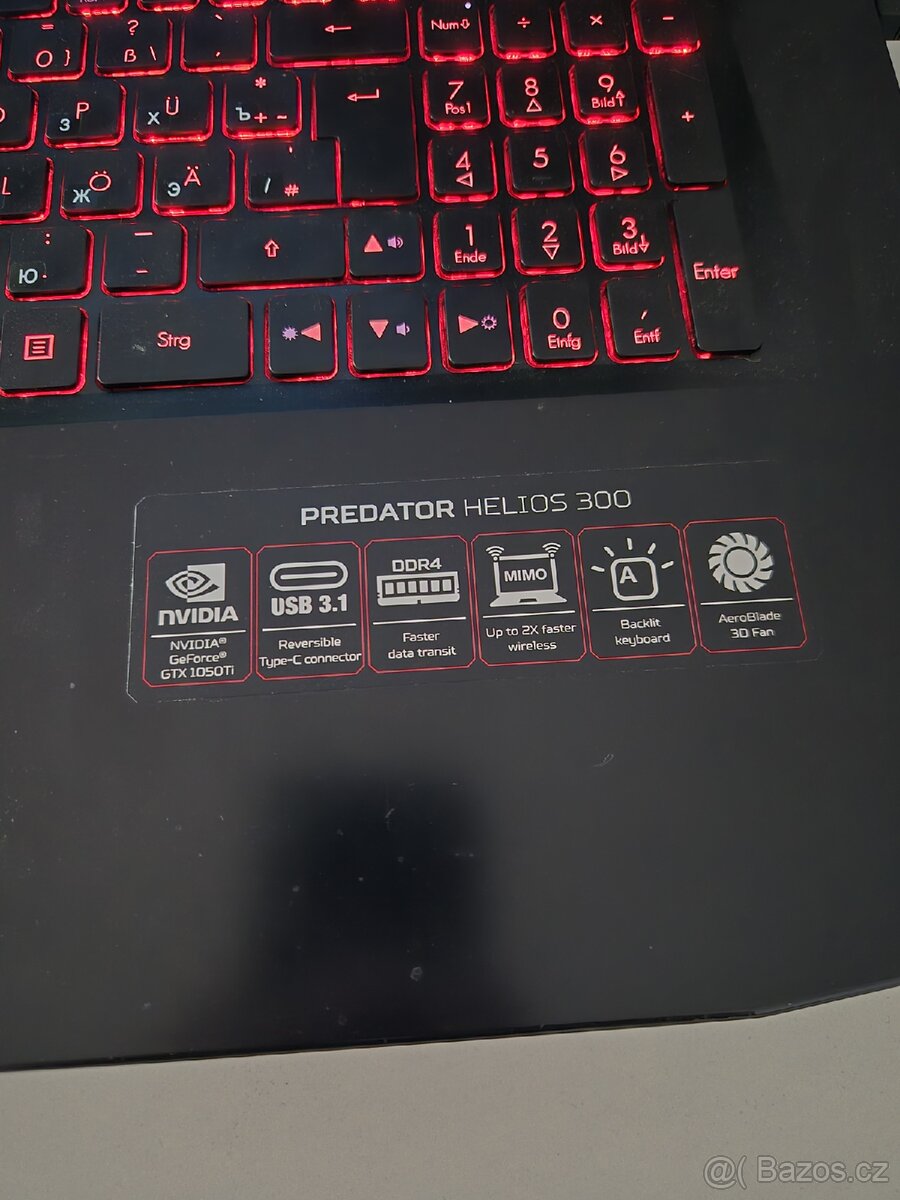 Notebook Acer Predator 17 Helios 300 - 4