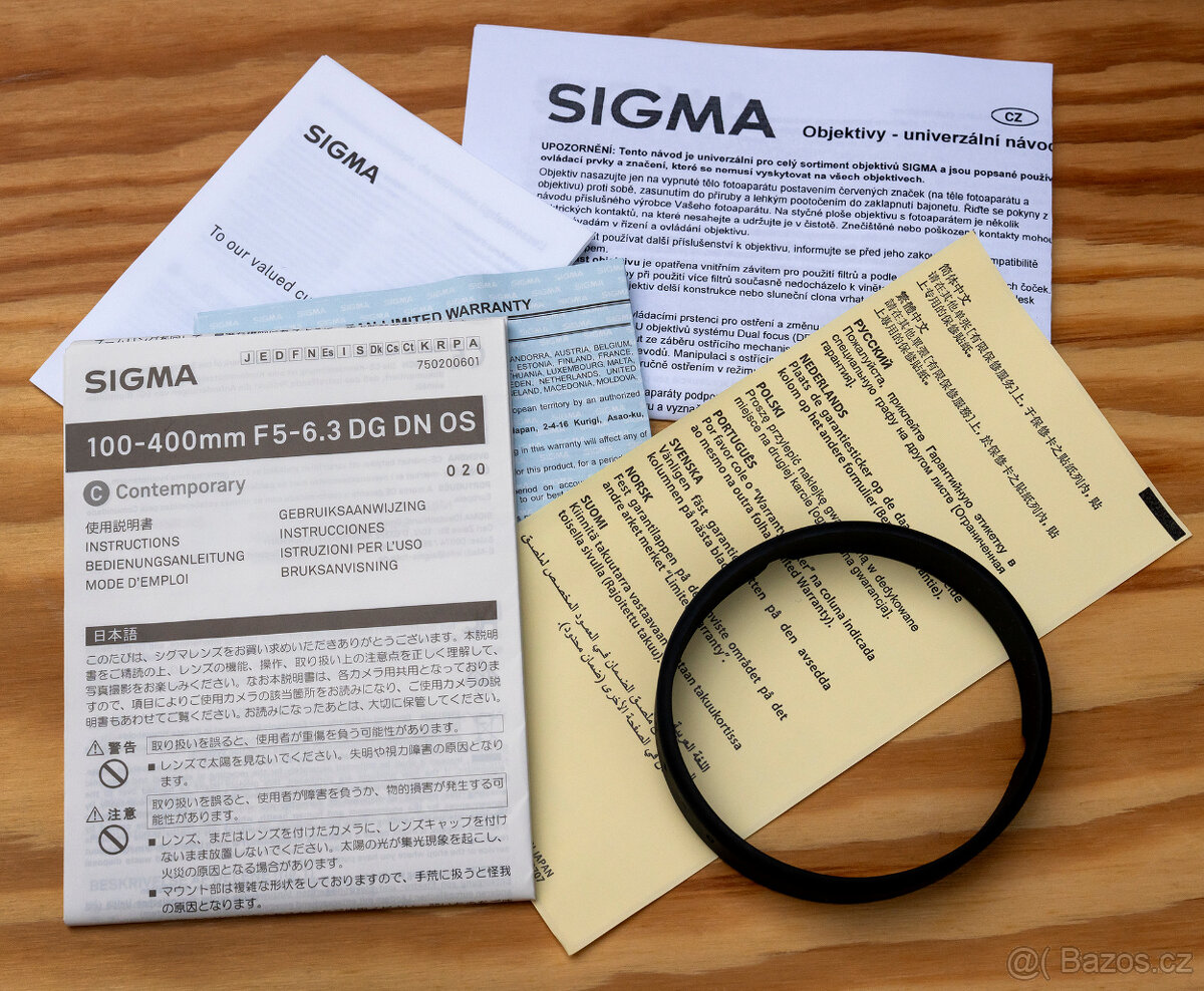 Objektiv Sigma 100-400 mm f/5-6,3 DG DN OS pro Sony E - 4