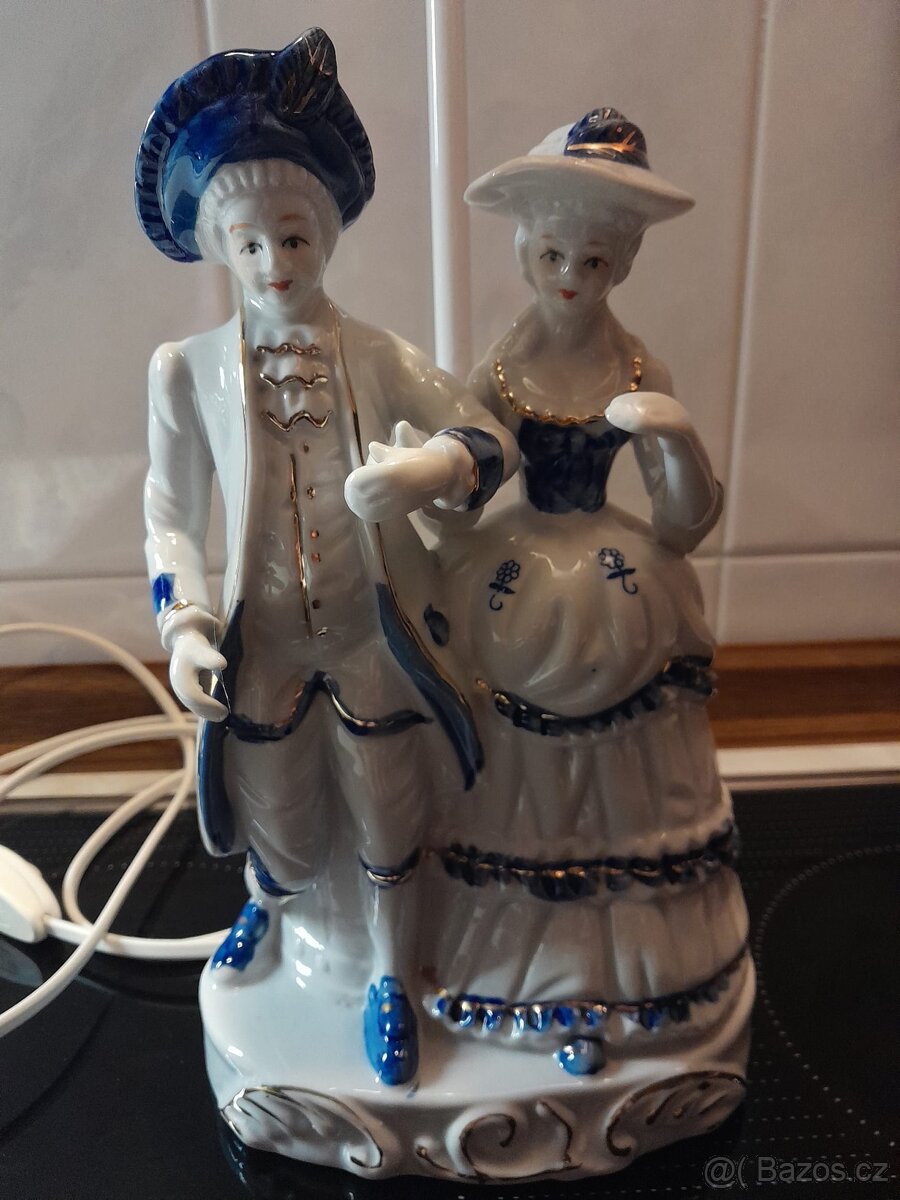 Porcelánová lampa - 4