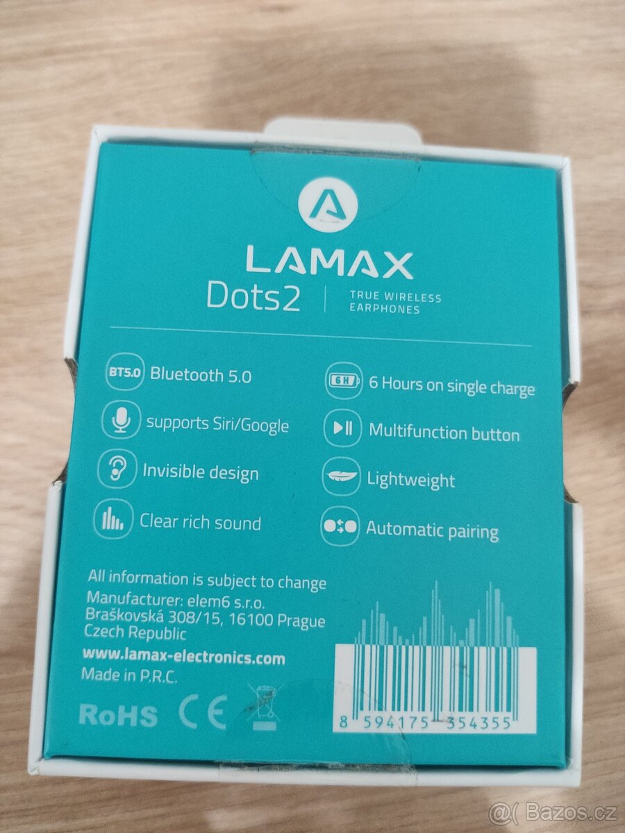 2x sluchátka Lamax Dots 2 - 4