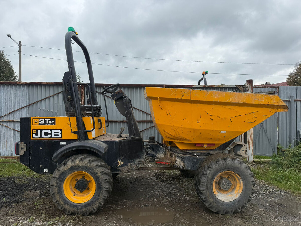 Prodám dumper JCB T3ST HYDROSTATIC r.v. 2017 - 4