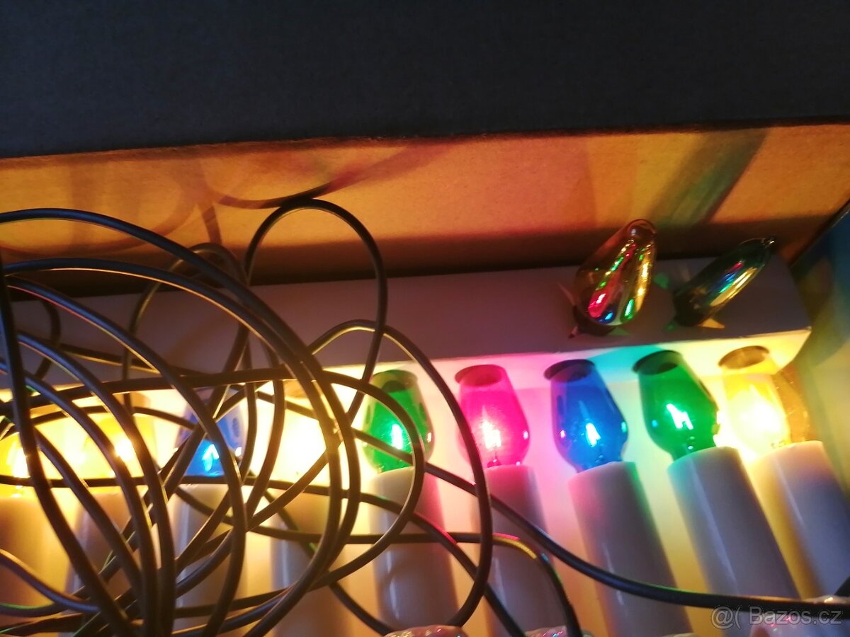 retro vánoční světla - 4