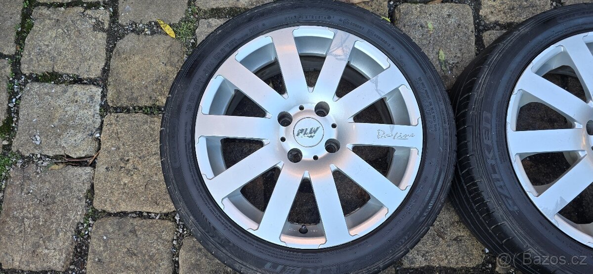 16" lité disky, 4x108, 7x16", ET25 letní 195/50/16 - zašl - 4