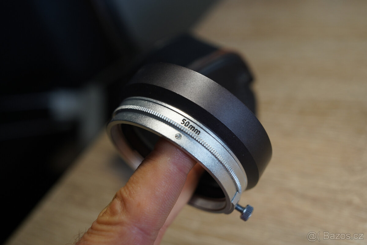 Canon LTM 50/1.4 příslušenství - sluneční clona, velmi hezká - 4