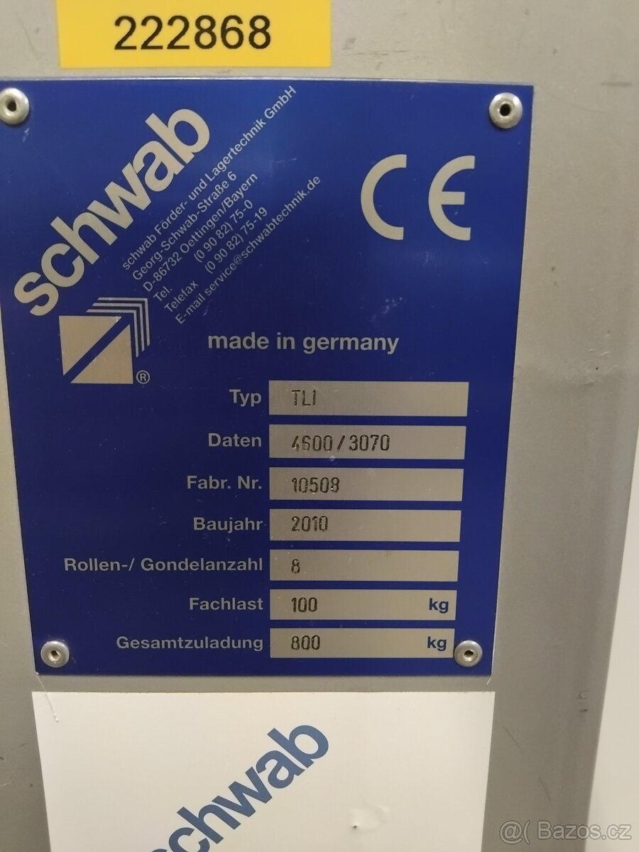 Skladovací systémy páternoster SCHWAB - 4