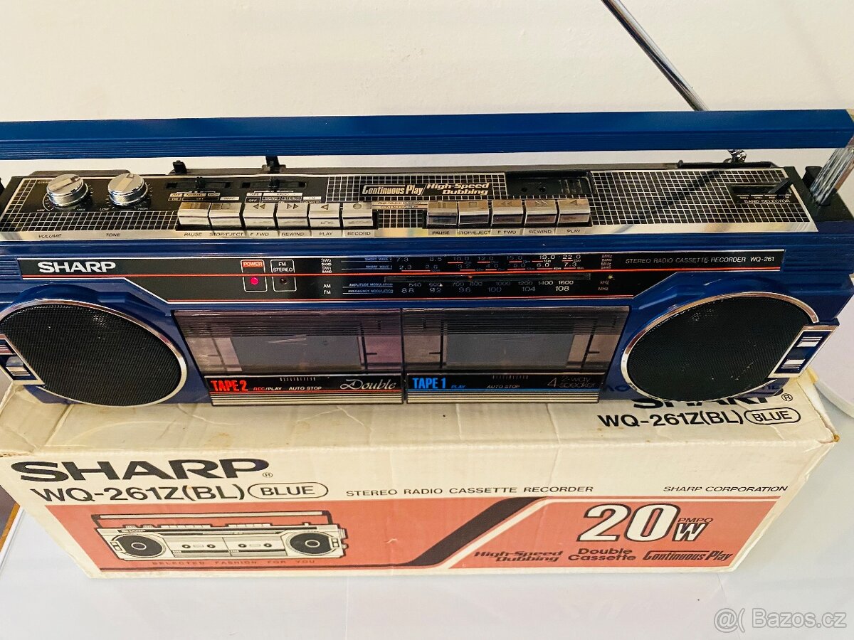 Radiomagnetofon/boombox Sharp WQ-261Z, rok 1985 - 4