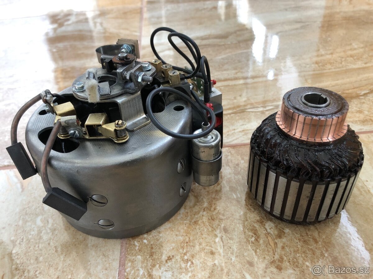 Jawa 250 / 11 pérák - zapalování po GO , mínus pól - 4