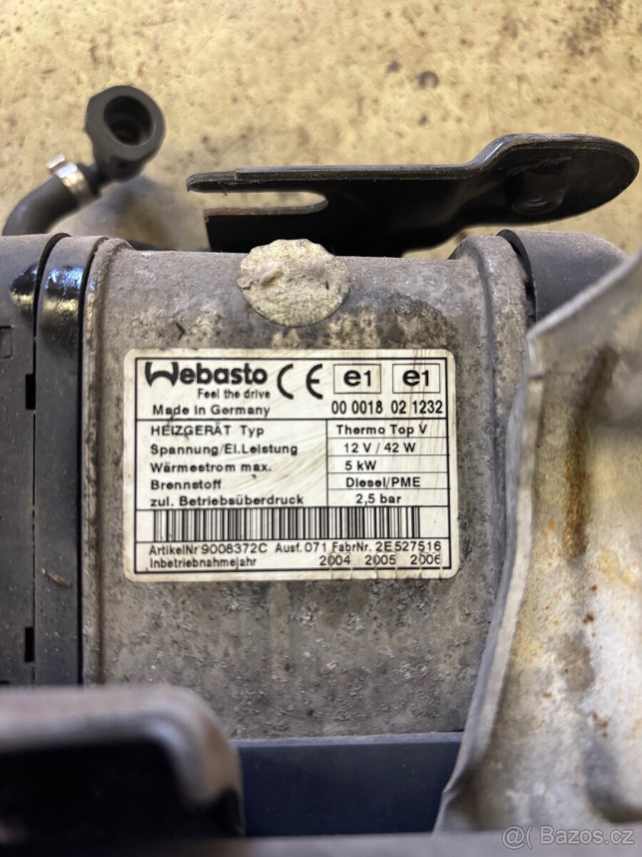 WEBASTO 1KO 815 065R nezávislé topení - 4