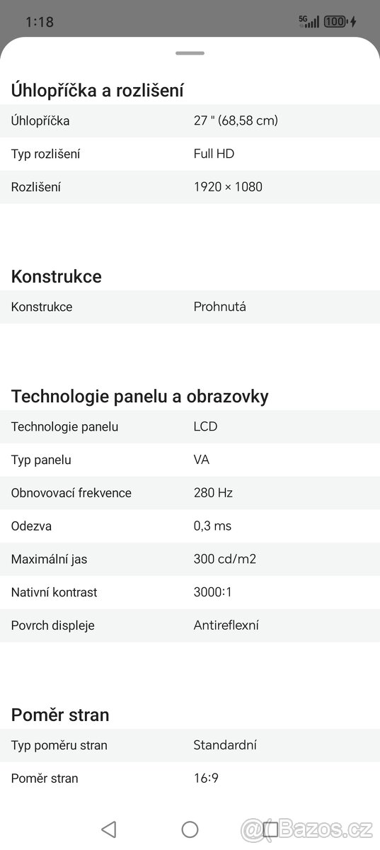27" Philips 27M2C5200W Gaming - 4