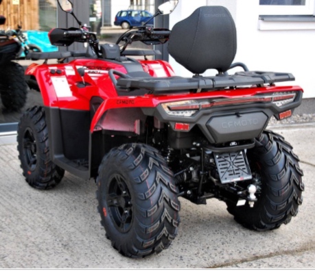 CFMOTO Gladiator X520A RED - PŘEDNÍ, ZADNÍ RÁM A ZADNÍ BOX Z