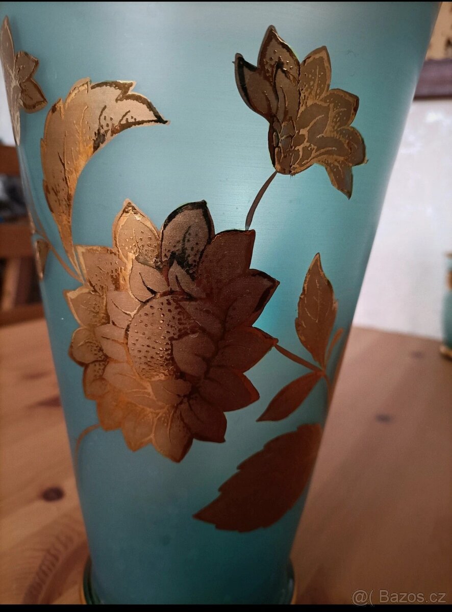 Skleněný servis, džbán, skleničky - 4