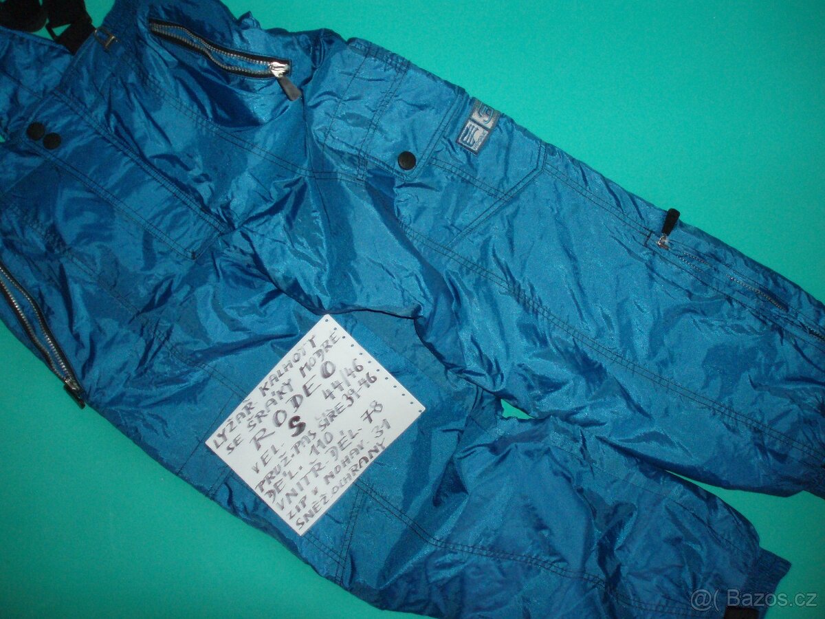 lyžařské kalhoty se šráky vel.S - 4