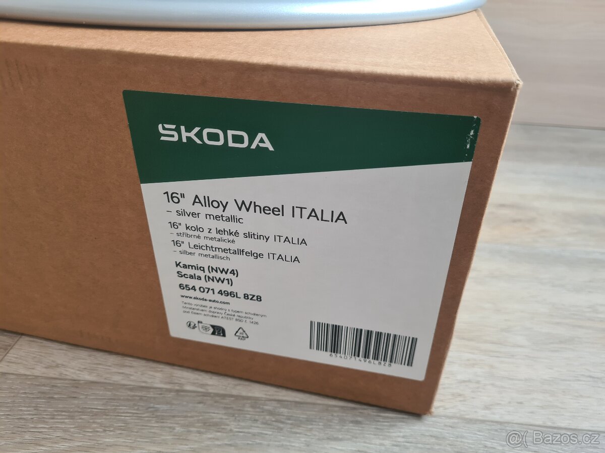 NOVÉ Alu ITALIA 6,0J x 16" ET 35 Kamiq, Scala atd. - 4