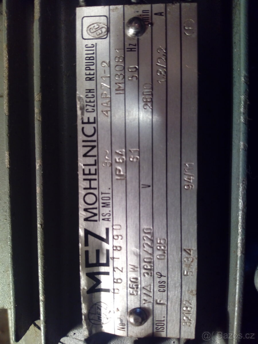 Elektromotor 0,55 kw /2800 ot/min - 4