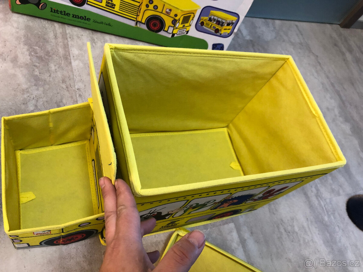 Krtek Krabice na hračky - Krteček Autobus Bino Olymp Klatovy - 4