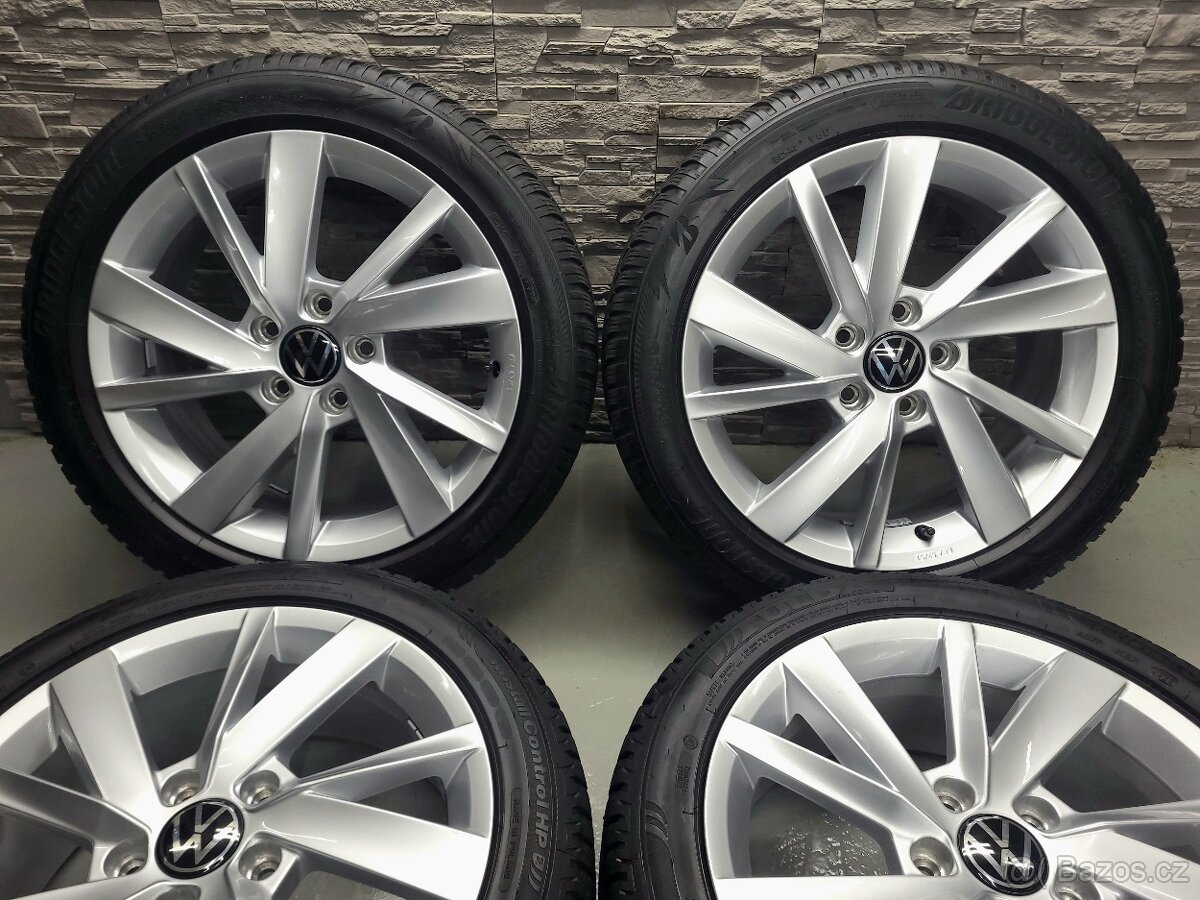17" Originál VW Gavia 5x112 zimni pneu 5-7mm - 4