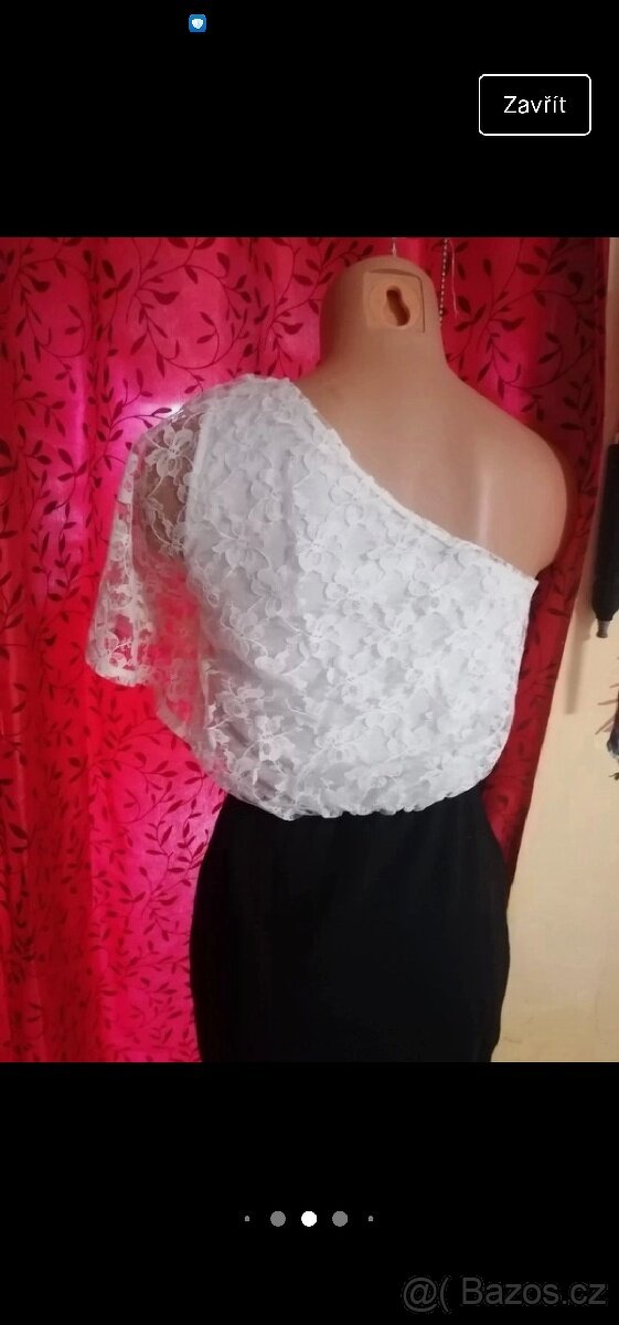 Dámské šaty na jedno rameno, Debenhams, vel. S - 4