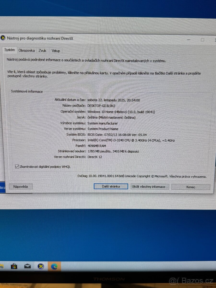 Hal3000, monitor Thomson M24FE52201 - 4