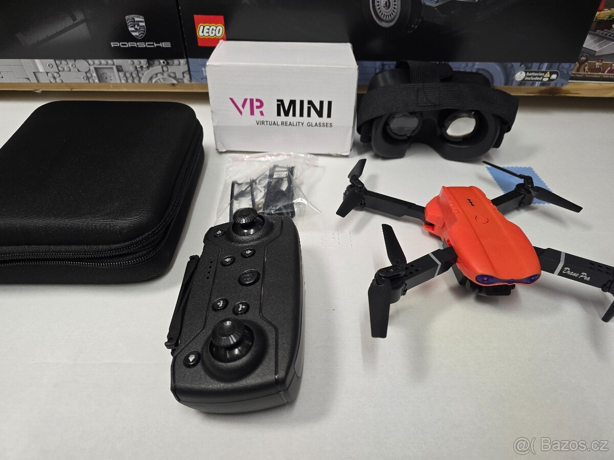 Dron Professinal dual kamera + box s příslušenstvím + VR - 4