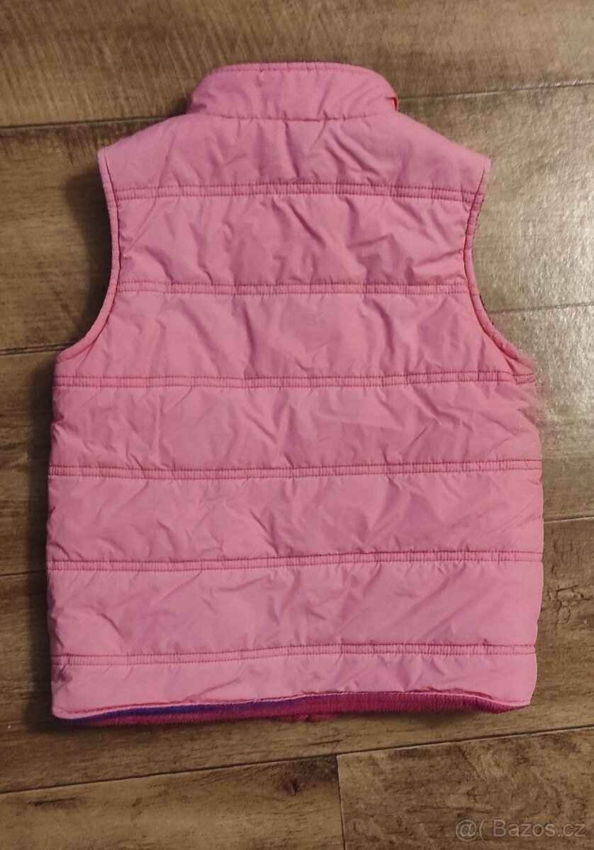 Dívčí oboustranná vesta vel.116 - 4