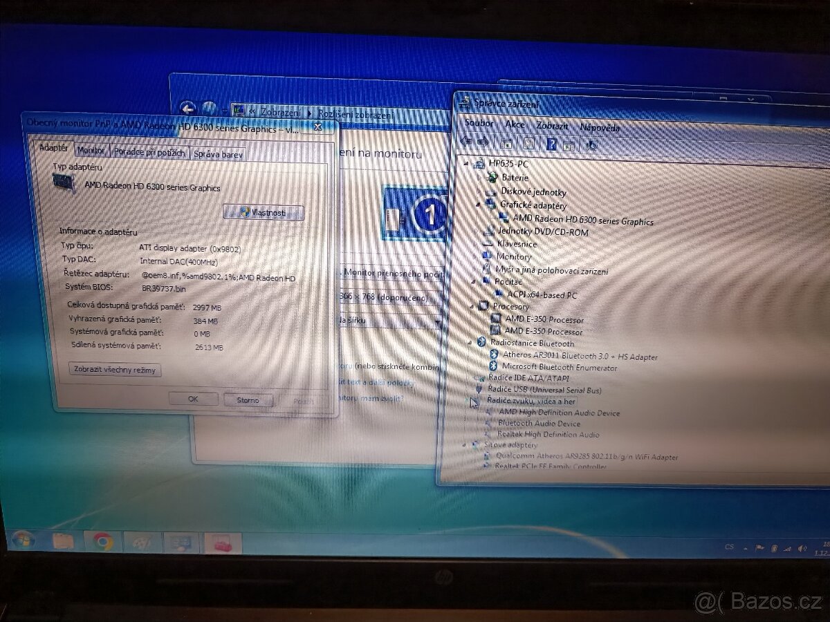 Prodám notebook hp635 ,popř výměna za starší macbook - 4