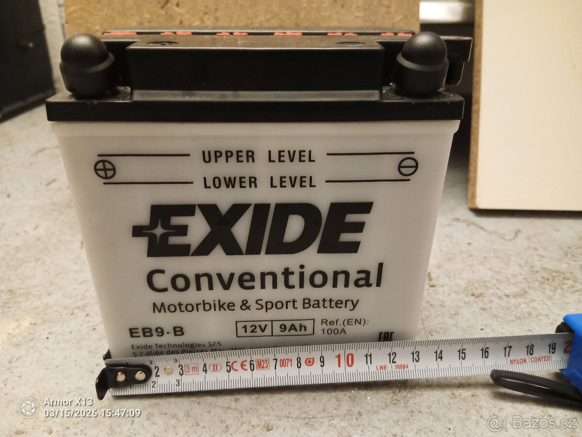 Exide EB9-B (12V, 9Ah) - 4