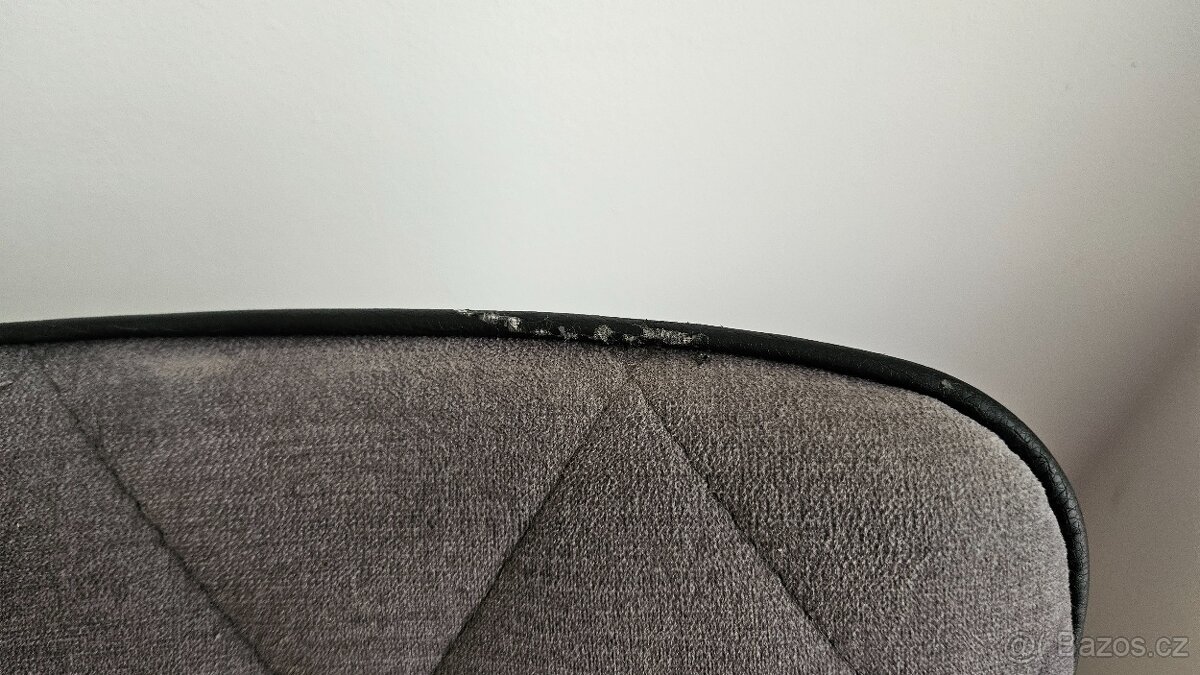 Barová židle, šedá, černá, XXXLutz - 4