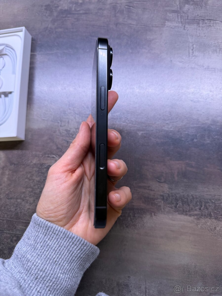 Apple Iphone 16 pro, 128gb, cerny titan, zaruka - 4